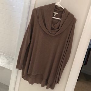 Joie brown Cowell neck sweater, oversized